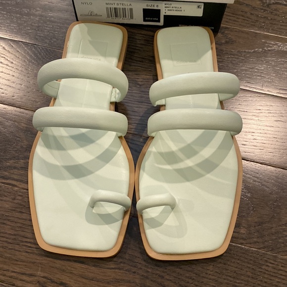 NIB Dolce Vita Nylo Square-Toe Slip-on Sandal - Picture 3 of 10